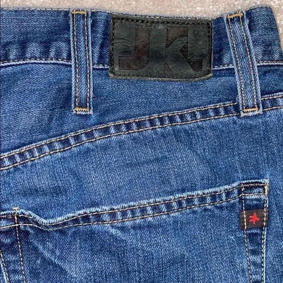 Jk men  dark blue wash jeans 38 - Picture 5 of 6